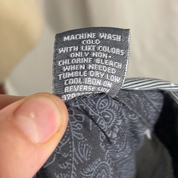 Men's Bruno Gray Casual Button Down Shirt Size XL - Picture 7 of 7